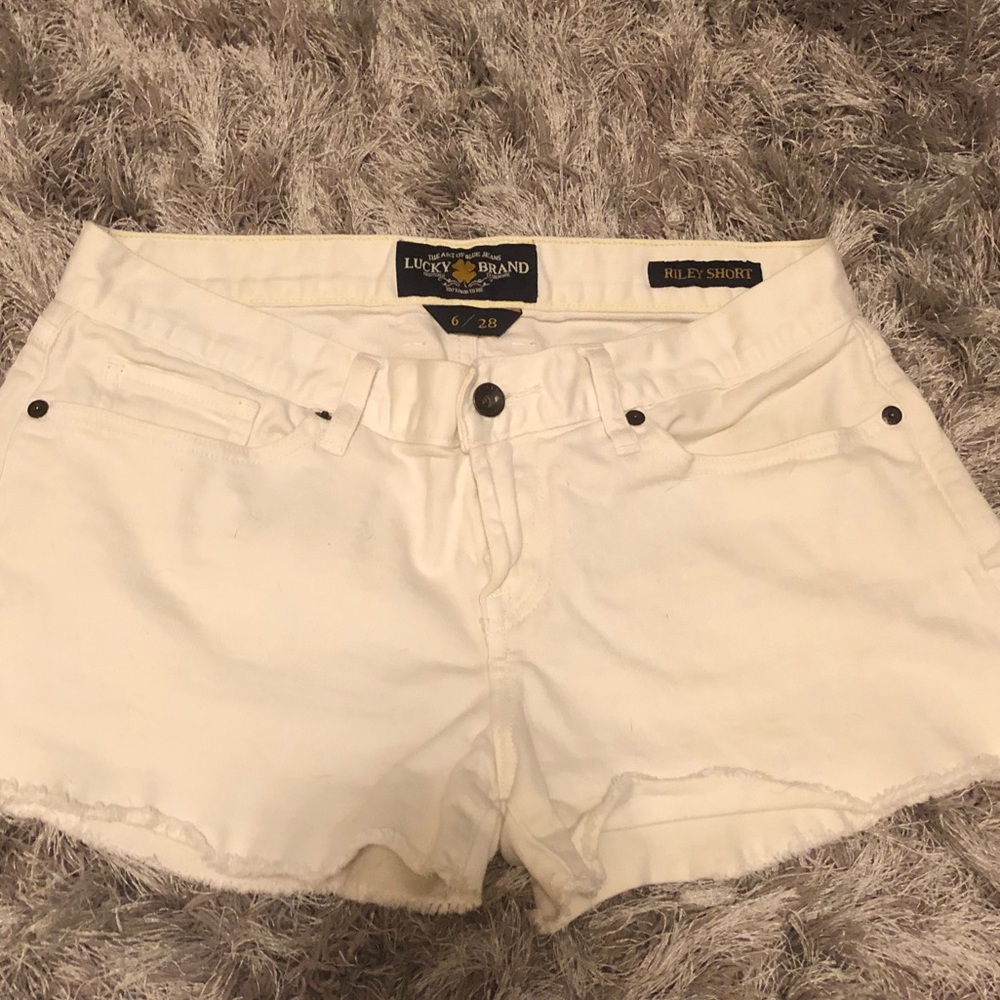 White lucky brand shorts